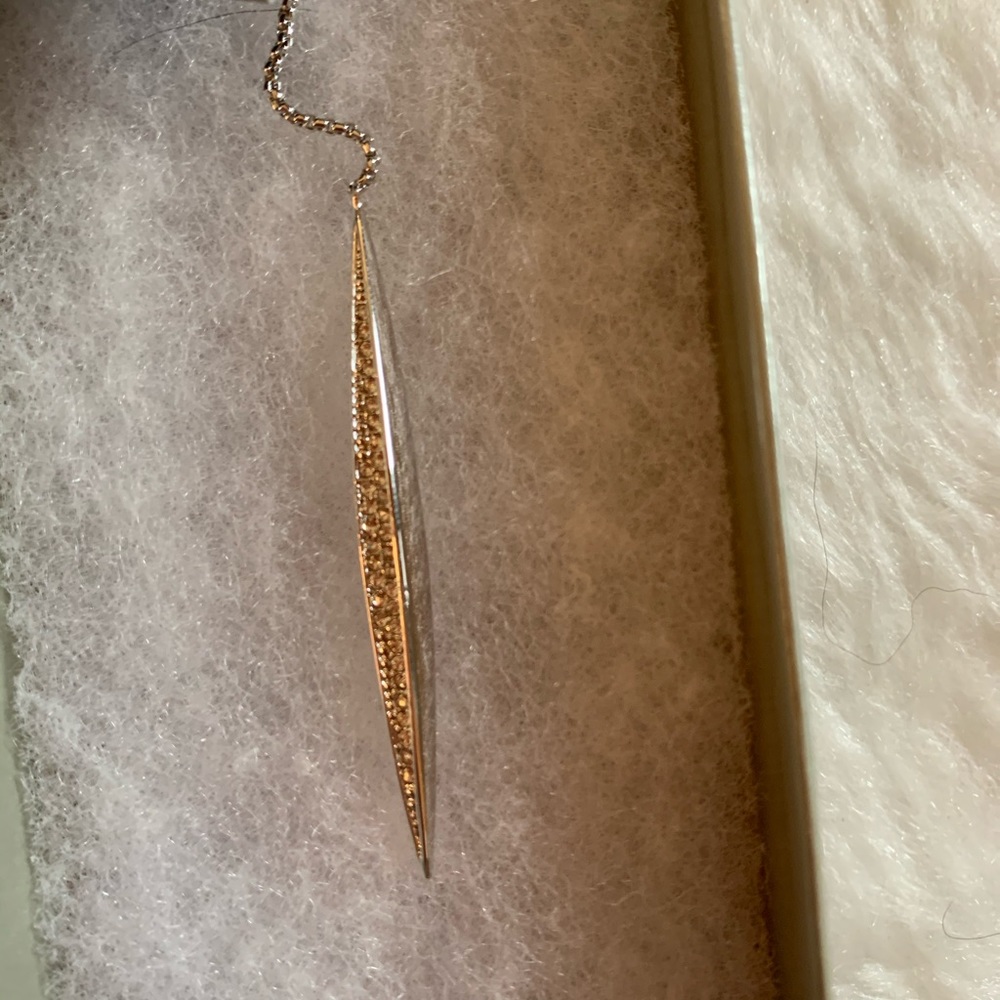 Silver necklace from Nordstrom
